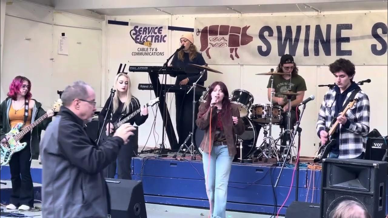 Easton School of Rock BaconFest 2023 Bank Street Band Spiderwebs