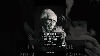 Bertrand Russell Quote on Belief #shorts #quotes