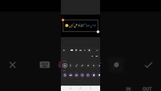 Inshot lyrics Video Editing Complete tutorial Urdu Poetry status maker HowToMake lyrics video inshot screenshot 3