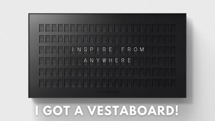 Vestaboard - A Revolutionary Digital Display for Your Home -   .