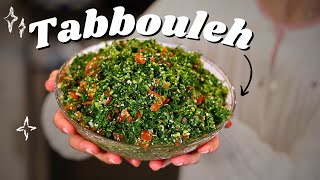 How To Make Tabbouleh | Tabouli Recipe | The Best Lebanese Salad