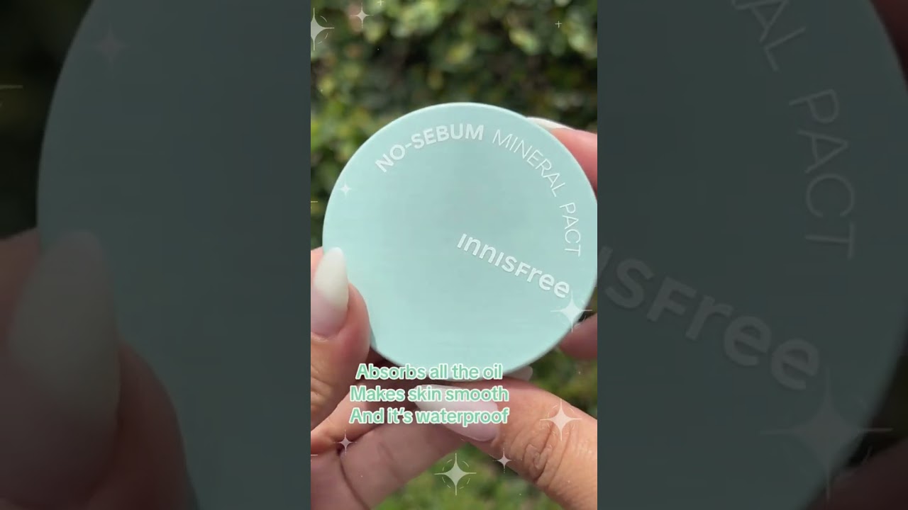 Innisfree No-Sebum Matte Mineral Setting Powder Swatches 