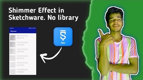 Shimmer effect in Sketchware | No Library | Java | in hindi