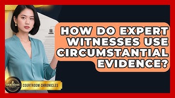 How Do Expert Witnesses Use Circumstantial Evidence? - Courtroom Chronicles
