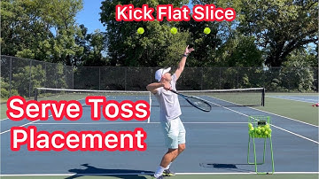 Where To Toss For Slice, Flat, And Kick Serves (Tennis Serve Technique)