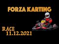 Forza Karting MIKS. Race. 11.12.2021.