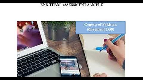 Aiou Solved Assignment (538) ET AGenesis of Pakistan Movement Sample Autumn 2019