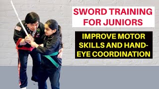 Teach Sword Kata/ Form To Juniors | Weapon Training For Kids.