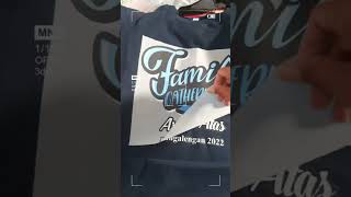 KAOS FAMILY GATHERING - KAOS DTF CUSTOM - KAOS KELAS DTF #sablonkaoscustom