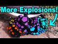 More slow motion rubiks cube explosions