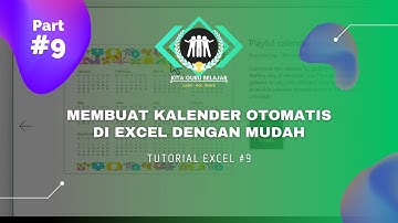 Membuat Kalender Otomatis di Excel dengan Mudah ​ @KitaGuruBelajar