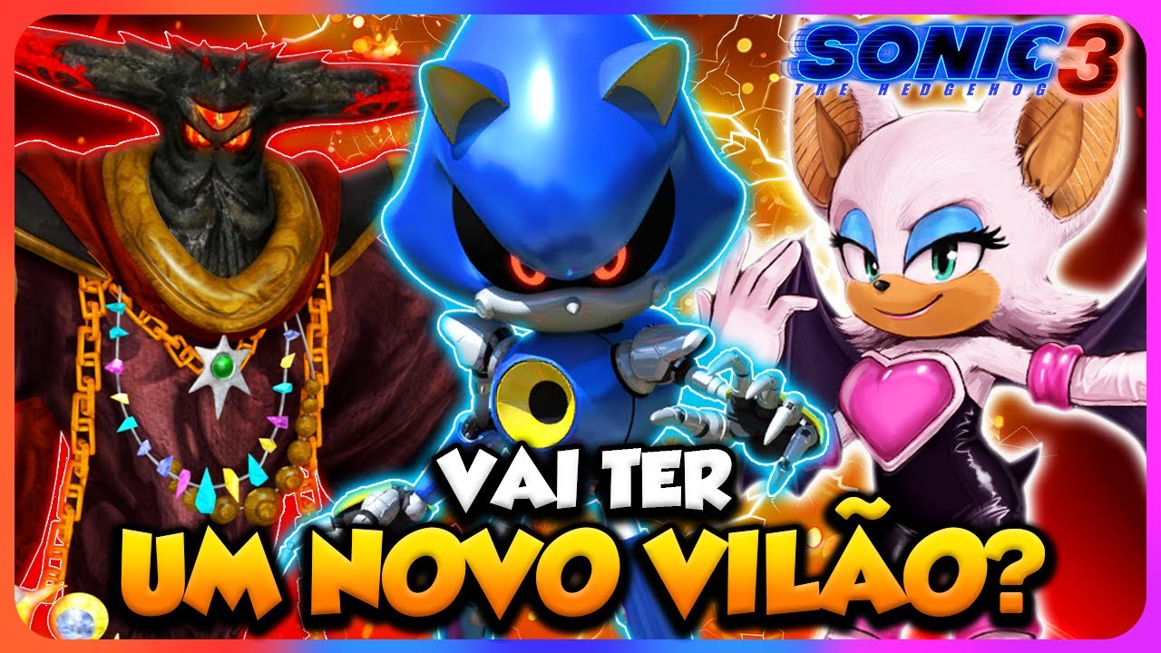 QUEM SERÁ O NOVO VILÃO EM SONIC 3 O FILME?? - YouTube
