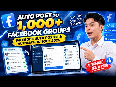 Auto Post to 1,000+ Facebook Groups | Facebook Auto Poster & Automation Tool 2026