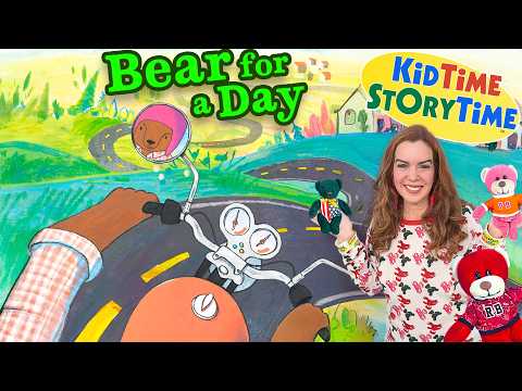 Bear for a Day 🧸 A Bear on a Motorcycle?! bear story read aloud - Creative Writing read aloud