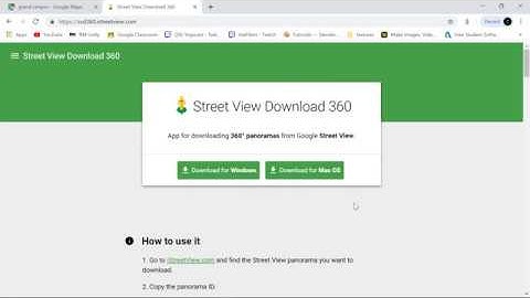 How to import a google map 360 image into Blender