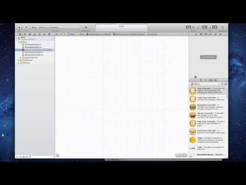 iOS Development Tutorial - 7 - Using Storyboard to set up View Controllers