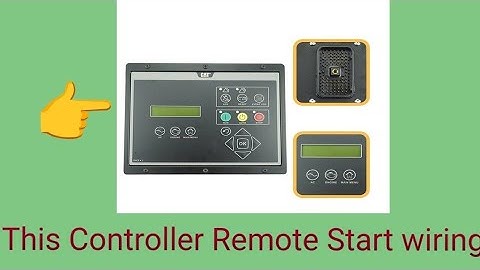 EMCP 4.1-4.4 / Powerwizard 3.1.3.3 Generatorcontroller Afstandsbediening bedrading Circuit Uitleg