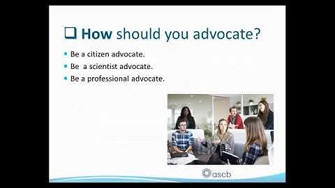 Life Science Advocacy - 5 W