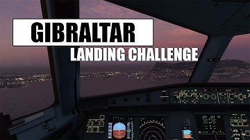 1MIL+ Gibraltar crosswind landing challenge (FS2020 4K Ultra)