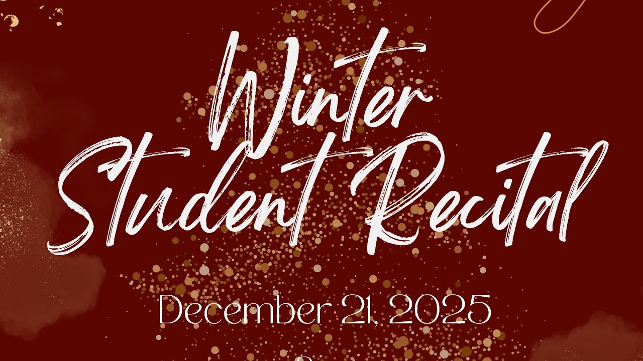 Jane Hong's Winter 2025 Student Recital