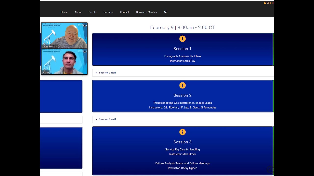 ALRDC International Sucker Rod Pumping Workshop - Tuesday Lounge