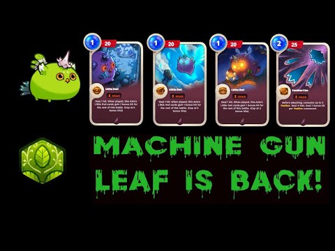 Machine Gun Owl AXIE ORIGIN TRIPLE OWL MACHINE GUN MIRACLE LEAF SEASON 4 EPIC ERA - YouTube