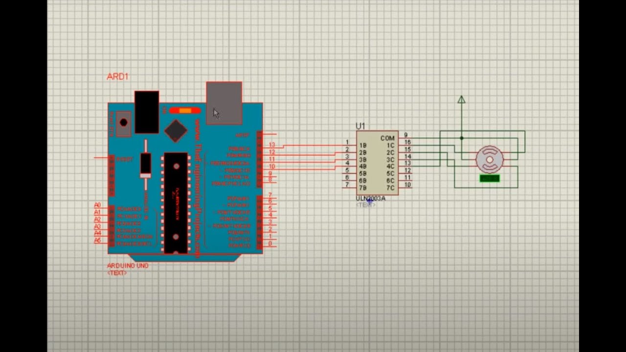 Unipolar Stepper Interfacing with Arduio UNO | Simulation | With ...