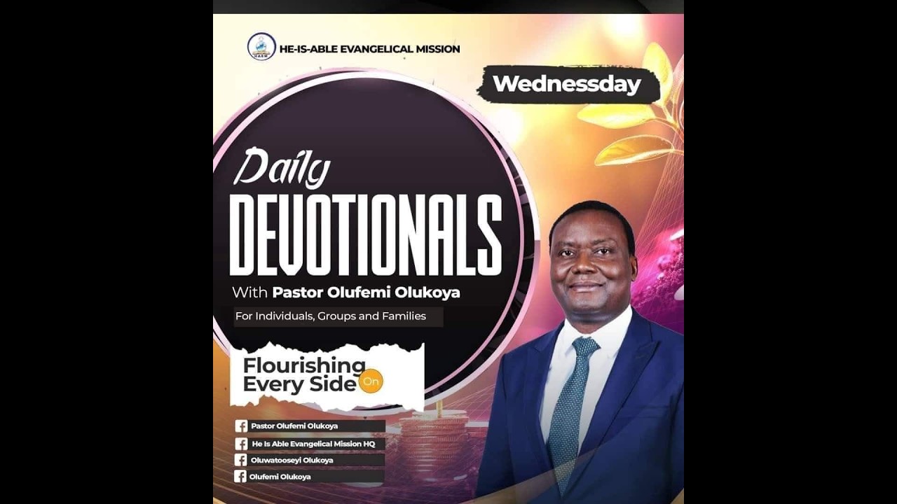 SHOWERS OF BLESSING' -- Daily Morning Devotional Hour (Wednesday)