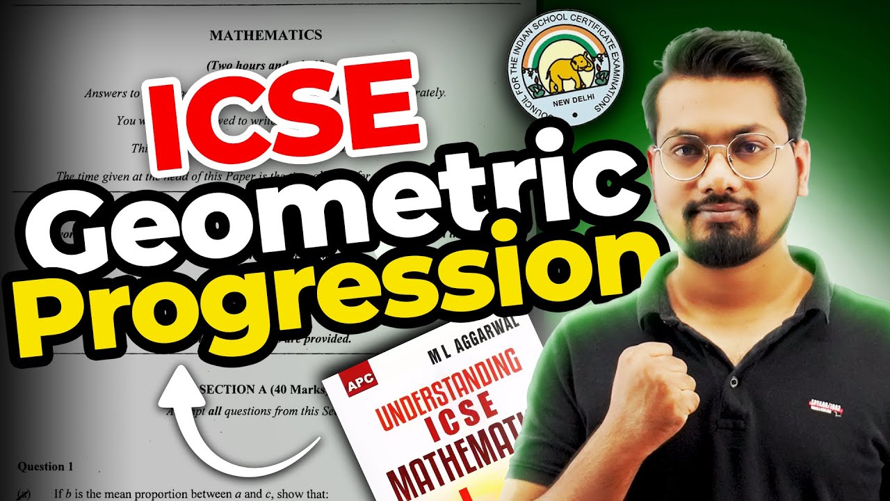 GEOMETRIC PROGRESSION one shot || ICSE CLASS 10 || MATHS