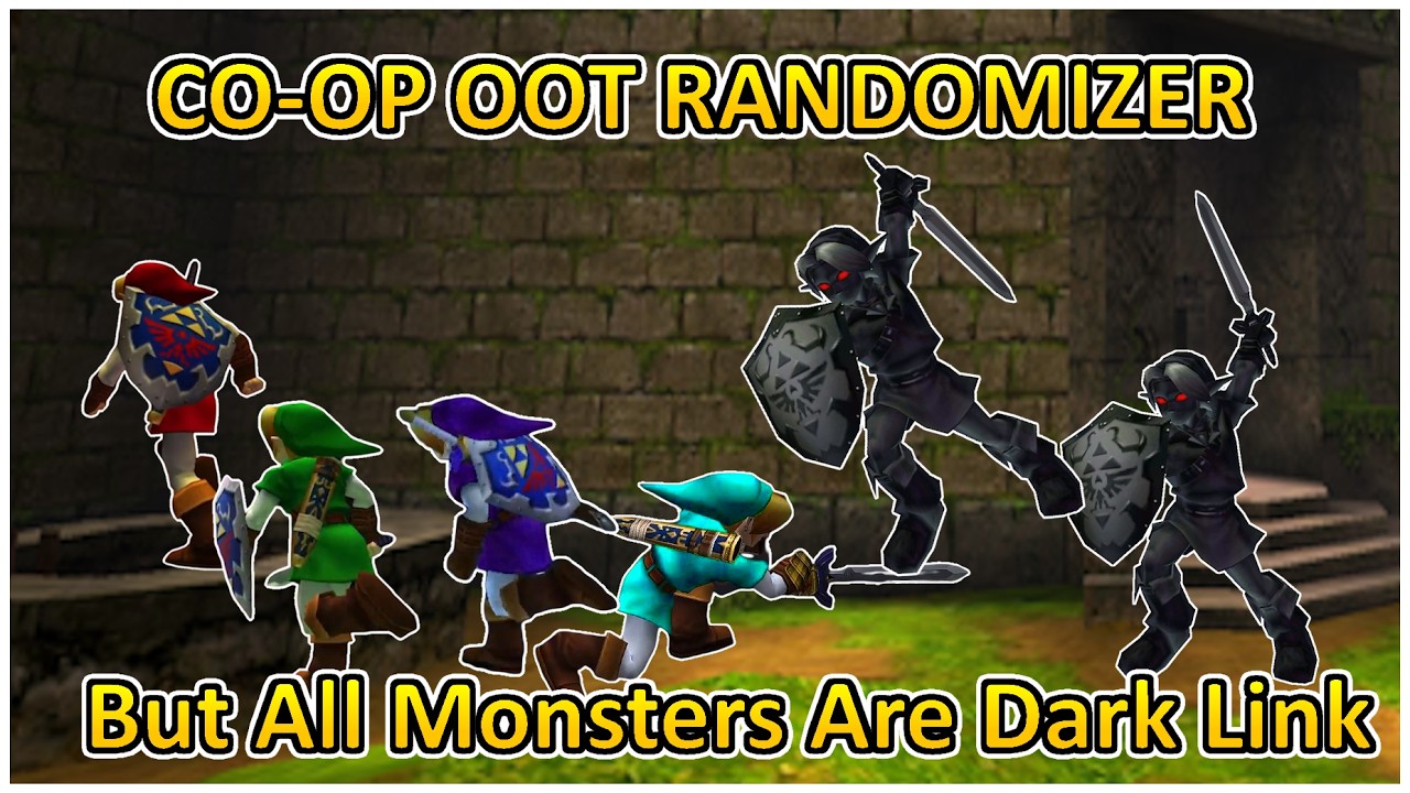 Ocarina of Time Randomizer - Oops, All Dark Links with @EhJay_, Zora ...