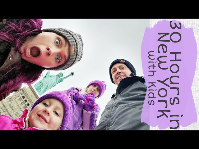 30 HOURS IN NEW YORK | Family Field Trip to New York | Statue of Liberty with kids