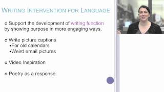 WI Module 3: Form and Function of Writing Profile