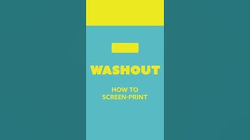 Screen Printing Guide, Part 5 - Washout #Shorts