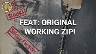 Rolling Stones Sticky Fingers with Real Andy Warhol Zipper