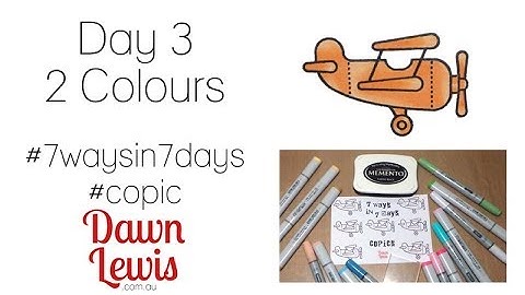 Copic Blending on a Budget, 2 marker blend - Day 3