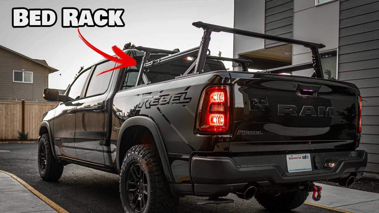 OpenRoad 4WD Bed Rack on 2025 Ram 1500 Rebel installation / review