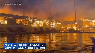 Lahaina, Maui wildfire death toll rises to 106
