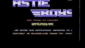 Beastie Boys Intro - Commodore 64 - C64 - Battletech - Cracktro (PAL)