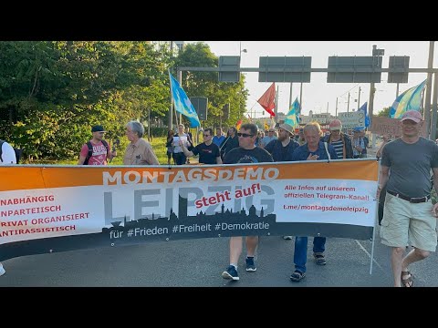 12.06.2023 Leipzig steht auf! Montagsdemo, erster kleiner Einblick