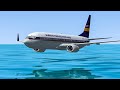 Engine Failure Over The Ocean in Flight Simulator X