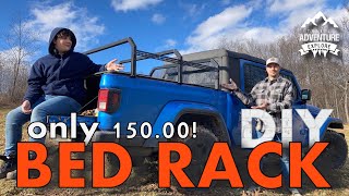 DIY Truck Bed Rack over Tonneau Cover with Superstrut, JEEP GLADIATOR Eco Diesel (EP 12)