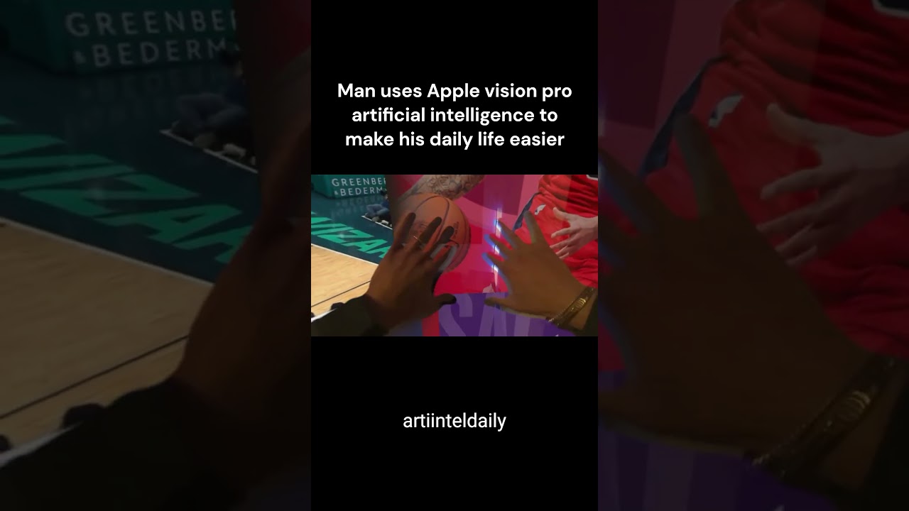 🔍 Simplify Your Life: Apple Vision Pro AI at Your Service! #applevisionpro #gaming #nba #streaming