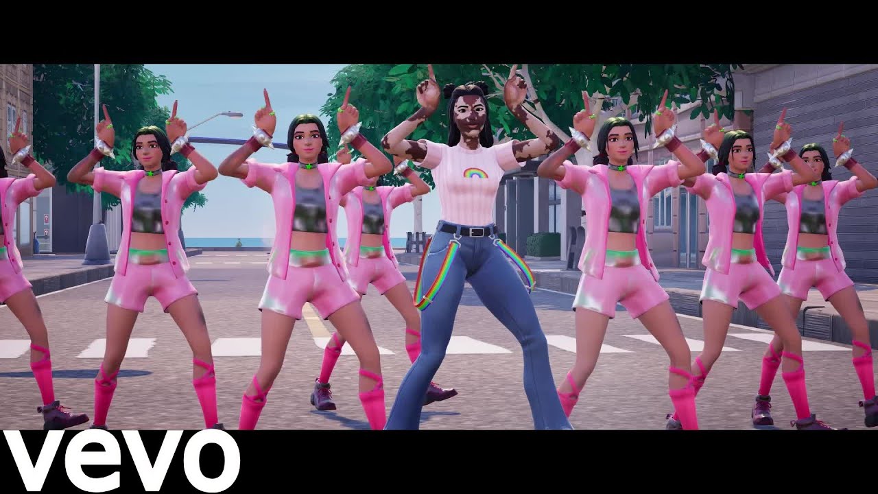 Fortnite Rebellious (Official Fortnite Music Video) Doja Cat Paint