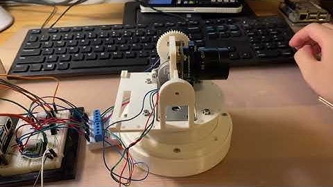 Raspberry Pi PTZ HQ Camera with dual stepper motors