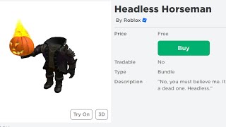 Horseless Headless Horsemann's Head's Code & Price - RblxTrade