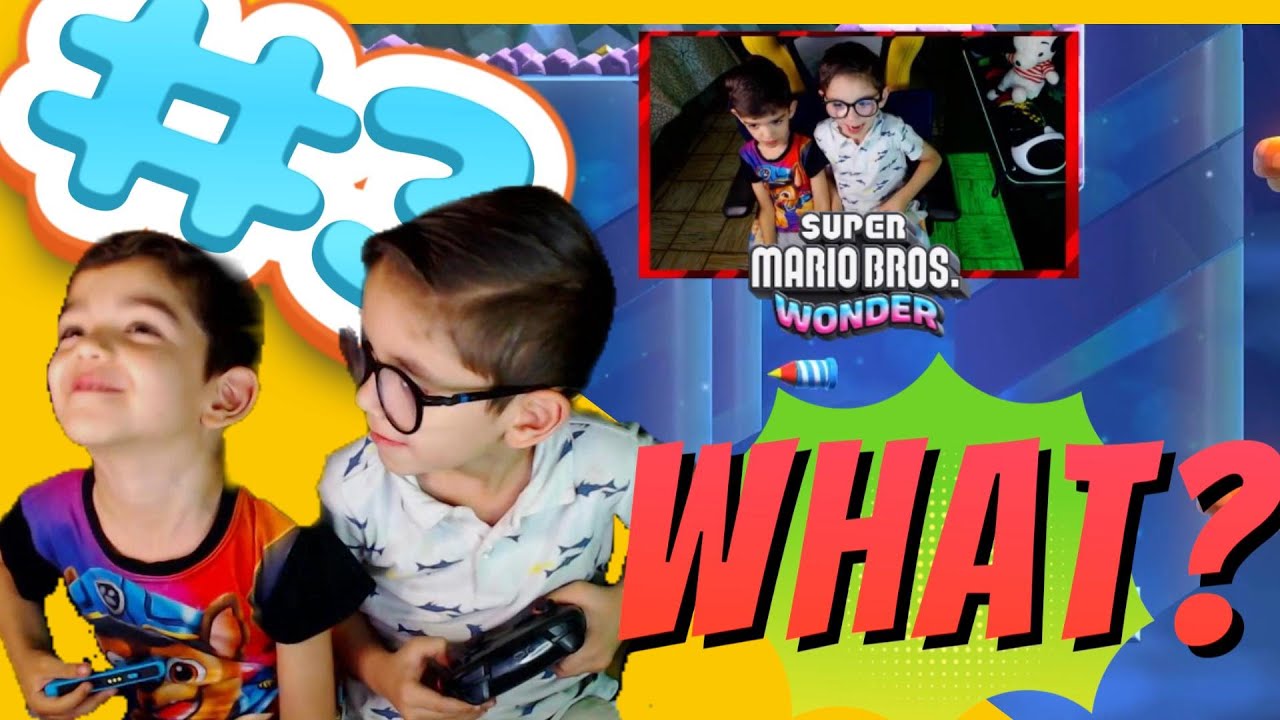 ❗"Super mario wonder"❗ Luisito y Gael se embarcan hacia el nivel acuático de Mario wonder❗