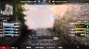 CS:GO - NiP vs Flipsid3 - friberg Teamkill on allu