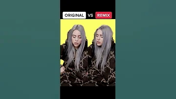 Billie Eilish - idontwannabeyouanymore acapella vs remix #shorts