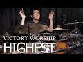Highest by victory worship  drum cover by jesse yabut