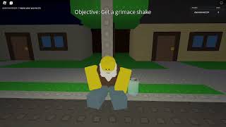 Get A Grimace Shake At 3Am (Roblox)